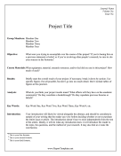 Project Abstract Template